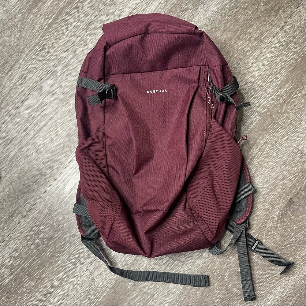 Decathlon Quechua Hiking Backpack, Burgandy